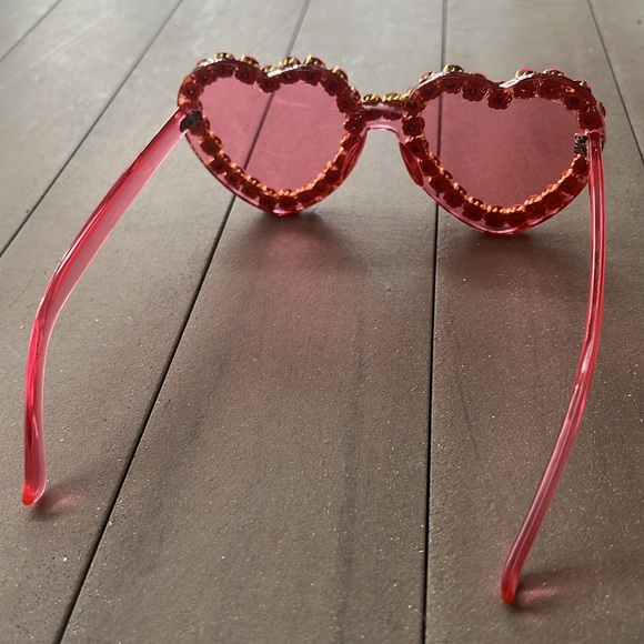Pink Jewel Fashion Sunglasses - Picture 5 of 7